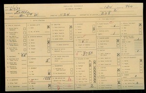 WPA household census for 1124 W 7TH STREET, Los Angeles