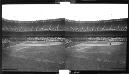 A ball game in the Yankee Stadium New York City