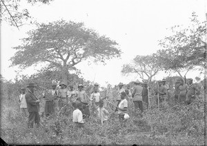 Henri Alexandre Junod with his students, Ricatla, Mozambique, ca. 1896-1911