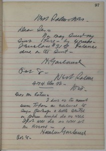 Hamlin Garland, 2 letters, 1902-10-08, to "sir" & Mr. Eaton