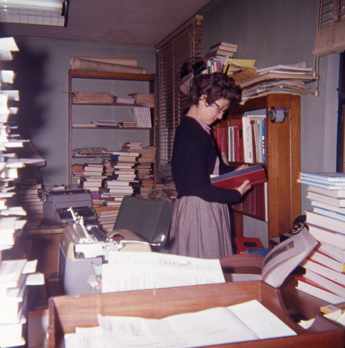 1962 - Old Main Library Office and Cataloging Section