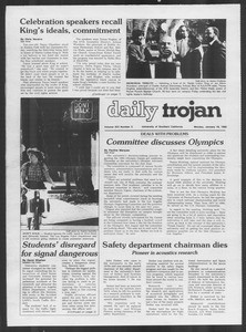 Daily Trojan, Vol. 91, No. 5, January 18, 1982