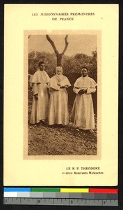 Missionary father and novices of the Premonstratensian Order, Madagascar, ca.1920-1940