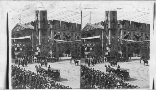 The arrival of William McKinley's remains at the Court House, Sept. 18, 1901, Canton, Ohio