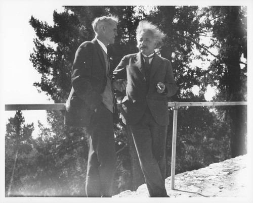 Walter Adams and Albert Einstein, Mount Wilson Observatory