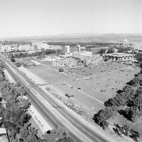 Aerial view of Revelle College and the rest of the UC San Diego campus (looking northeast)