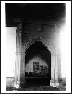 Entrance to the chapel at Mission Carmel, Monterey, ca.1907