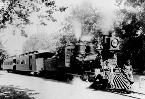 Colusa and Lake Railroad train