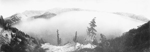 Panoramic view of Crater Lake, Oregon, ca.1900-1940