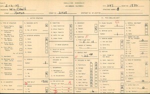 WPA household census for 2028 HURON, Los Angeles