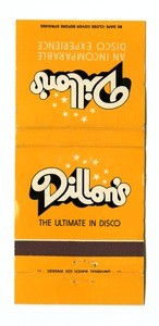 Dillon's matchbook