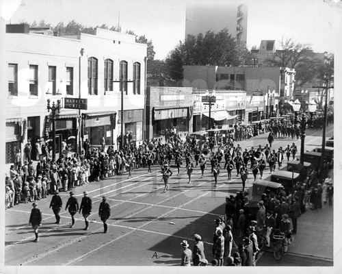 Armistice Day Parade on J Street at Thirteenth