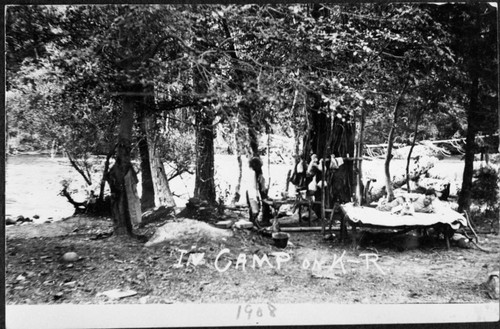 Camping, Historic Individuals, Camp of "Shorty" Hughes and Will Parker