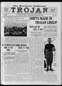 The Southern California Trojan, Vol. 8, No. 40, November 28, 1916