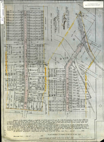 1916 San Jose, San Carlos Street Improvements
