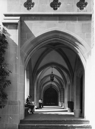 Entrance to Kerckhoff Hall, U.C.L.A