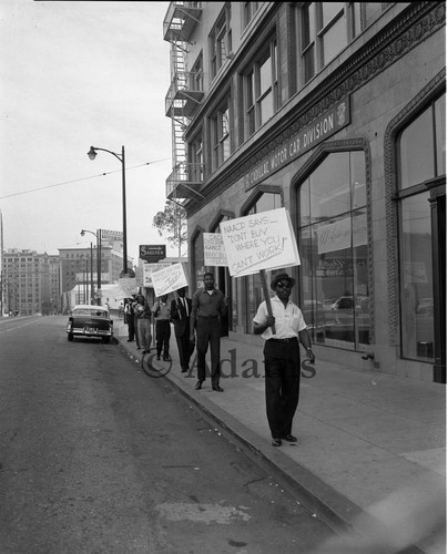 Protest, Los Angeles, 1962