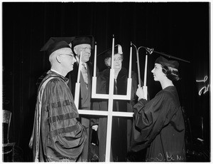 Universities: Occidental College (founder's day convocation), 1954