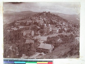 Part of Fianarantsoa city, Madagascar, ca.1900