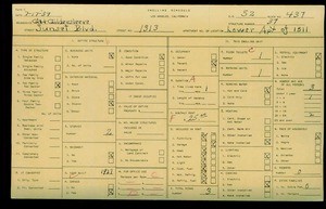 WPA household census for 1313 SUNSET BLVD, Los Angeles