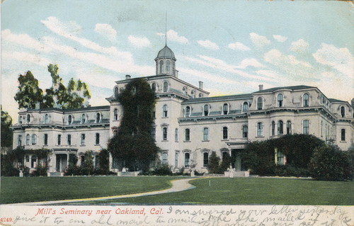 Postcard of Mills Hall