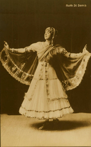 Ruth St. Denis in "Nautch Dance"