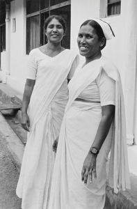 Jeypore, Orissa, India. Staff Nurses at Nowrangpur Hospital, 1986