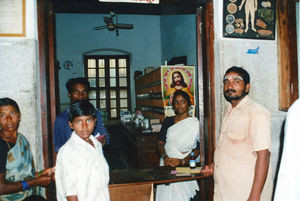 Danish Mission Hospital, Tirukoilur, Tamil Nadu, South India, October1998. Delivery of medicine