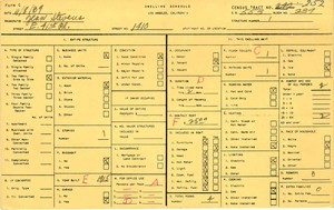 WPA household census for 1410 E 41ST, Los Angeles
