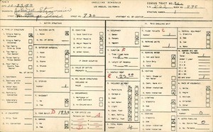 WPA household census for 720 WEST GAGE AVE, Los Angeles County