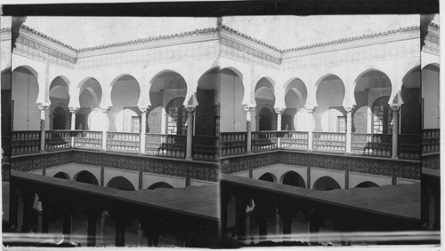 A Court in a Palace, Algiers, Algeria