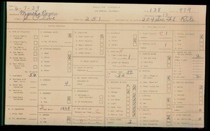 WPA household census for 251 S OLIVE STREET, Los Angeles