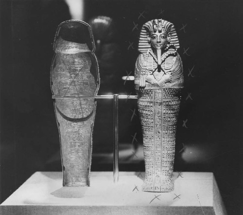 Canopic coffin at the King Tut Exhibition