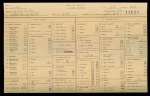 WPA household census for 237 E ADAMS, Los Angeles