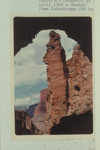 Royal Arch; Explorers Monument at lower left center