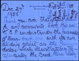 Lady Margaret Sackville letter to Dallas Kenmare, 1956 December 24
