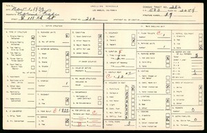 WPA household census for 210 EAST 111TH STREET, Los Angeles County