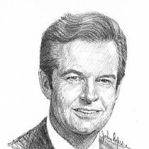 Drawing of Ed Clark by John Lopes