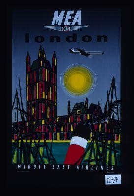 M.E.A. London. Middle East Airlines