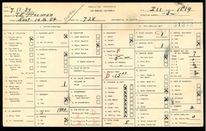 WPA household census for 728 EAST 14TH STREET, Los Angeles