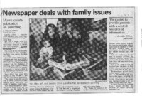 Newspaper deals with family issues