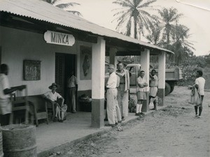 Minka, train station of Libamba, in Cameroon