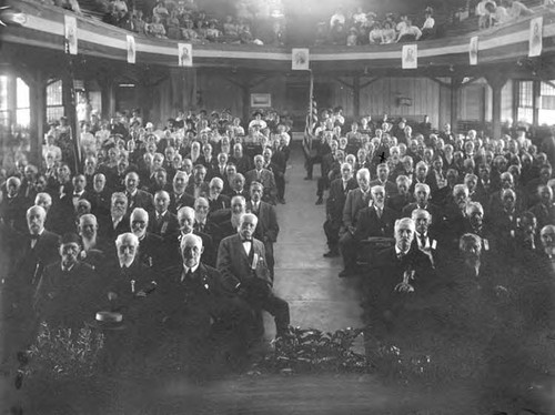 G. A. R. Convention held in the Grand Opera House, Santa Ana