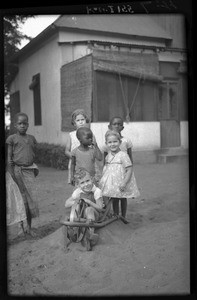 African and European children, Manjacaze, Mozambique, ca. 1933-1939