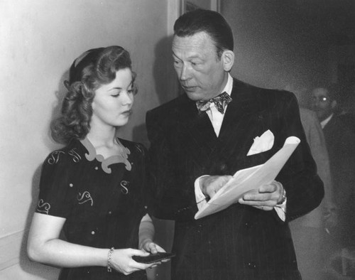 Shirley Temple and Fred Allen