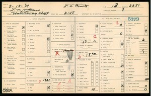 WPA household census for 2148 HATCHWAY ST, Los Angeles County