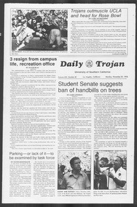 Daily Trojan, Vol. 70, No. 42, November 22, 1976