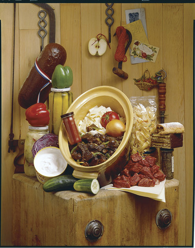 Beef goulash ingredients