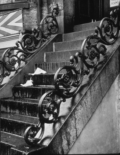 Brownstone Front. Boston, Massachusetts,1936