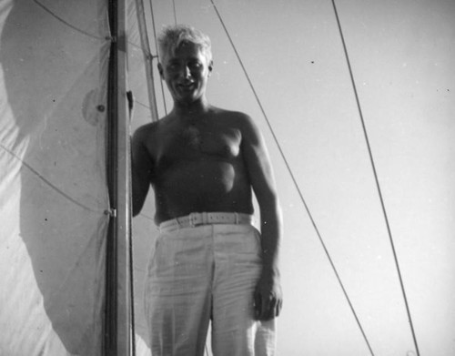 Herman Schultheis on a Newport Beach sailing trip